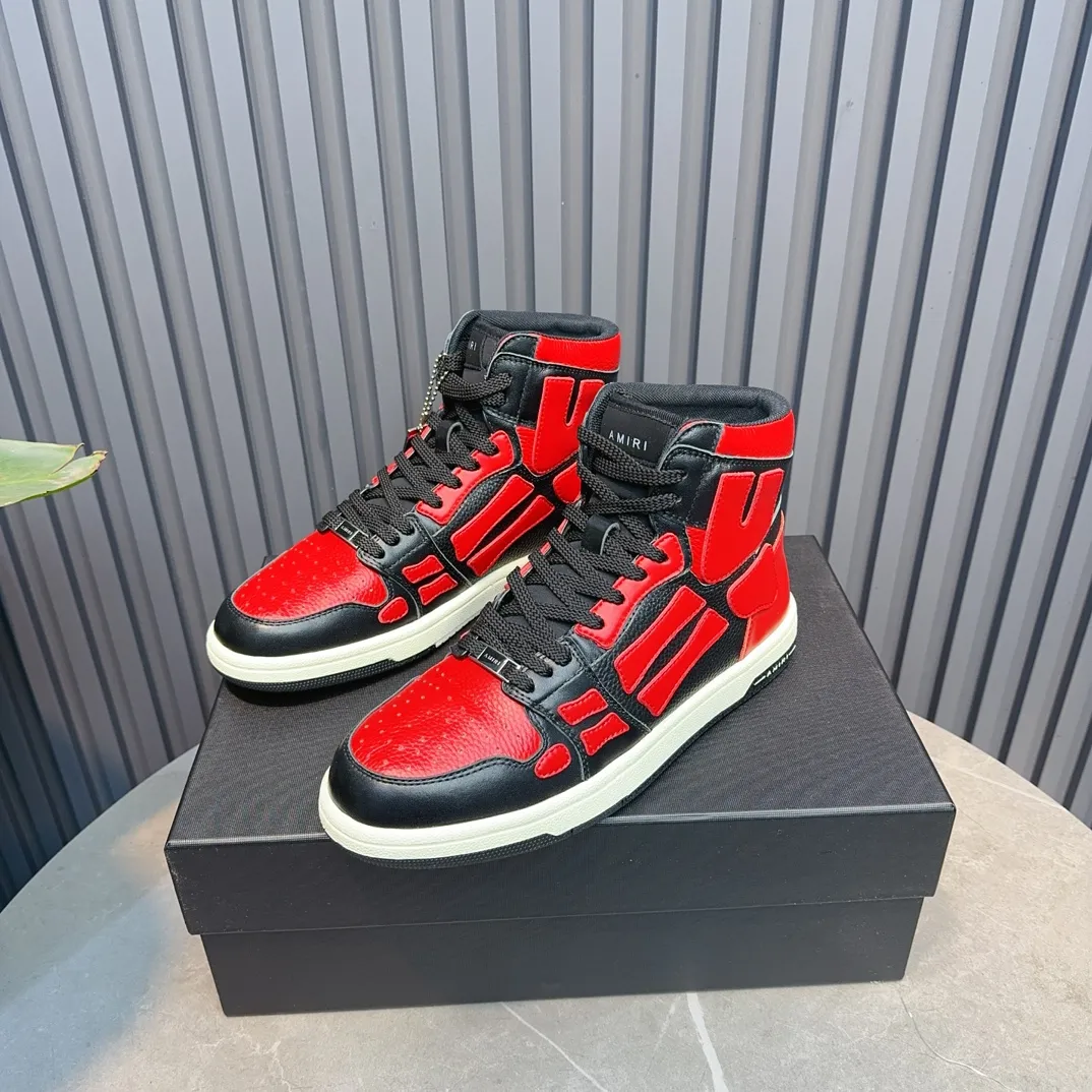 Men's shoes💰620💰 AMIRI AMIRI trendy brand hot sale🔥 Available all year round✅Couples💑 Official website synchronization Imported fabrics 1⃣️ratio 1⃣️Re-engraved, original factory special original sole, 35-45 (38.45. Non-refundable)